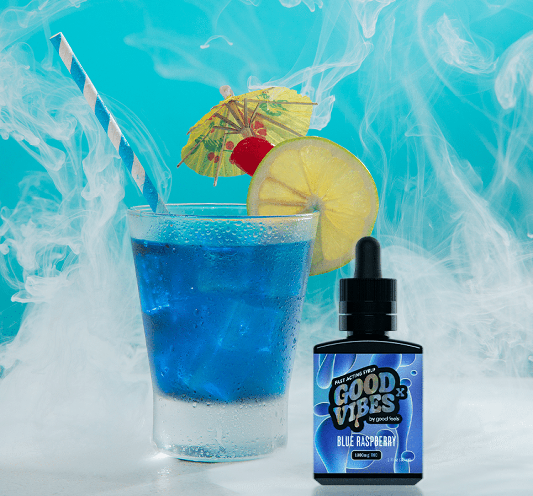 Good Vibes X Blue Raz