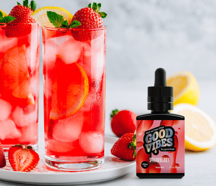Good Vibes Strawberry Drink
