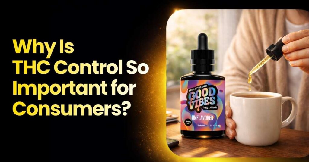 Why is THC control essential for consumers? Discover the benefits of Good Vibes syrup.