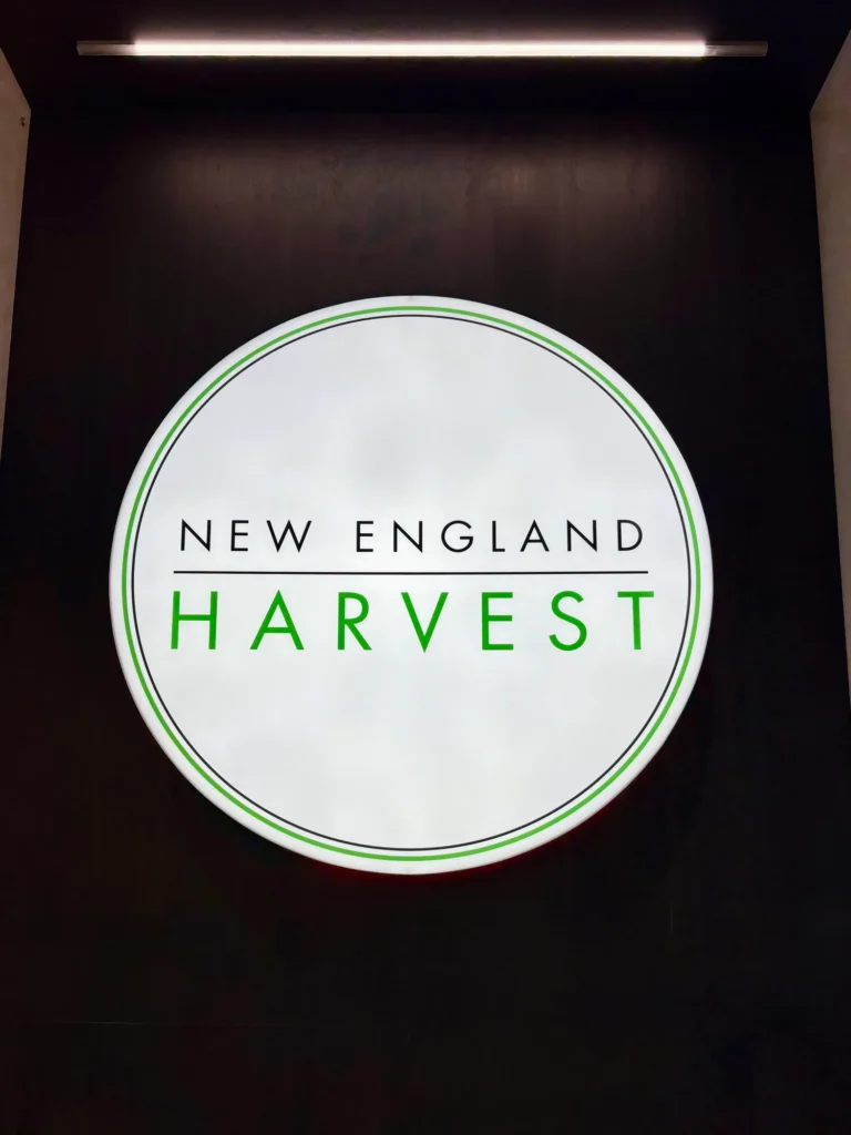 A retail display captured in the store at New England Harvest - Clinton.