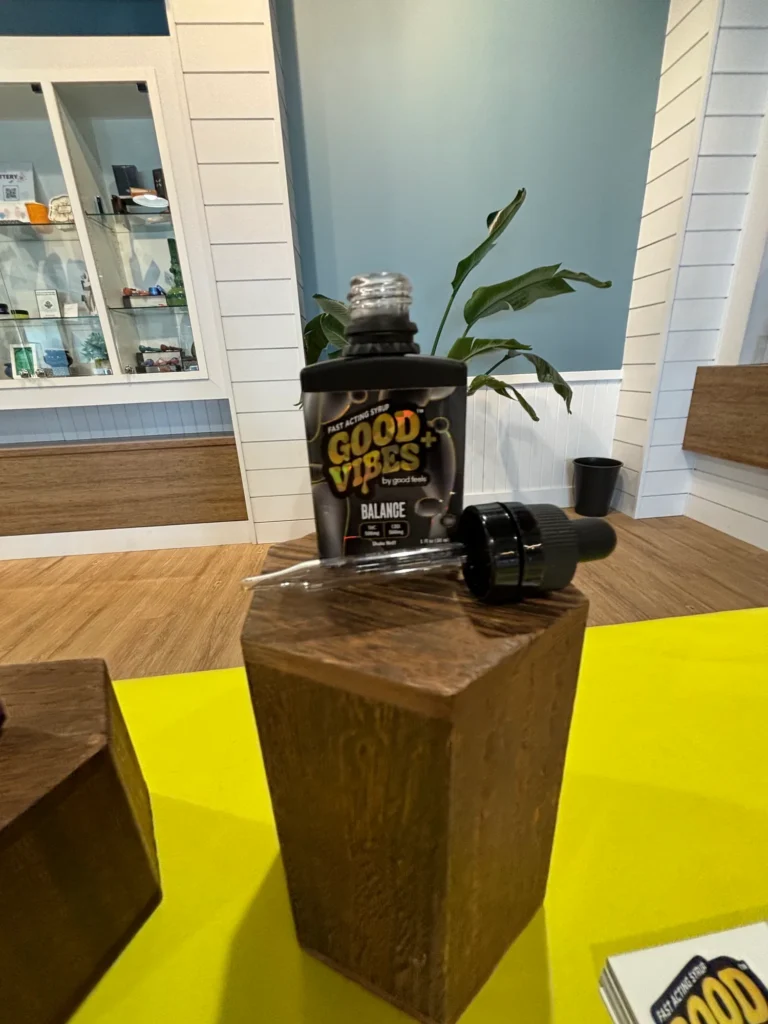 Playful retail display featuring Balance at South Shore Buds – Marshfield.