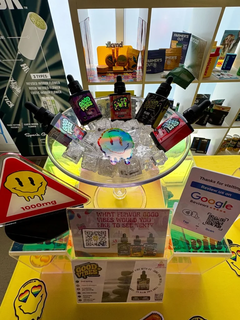 In-store display area at DIEM – Worcester.
