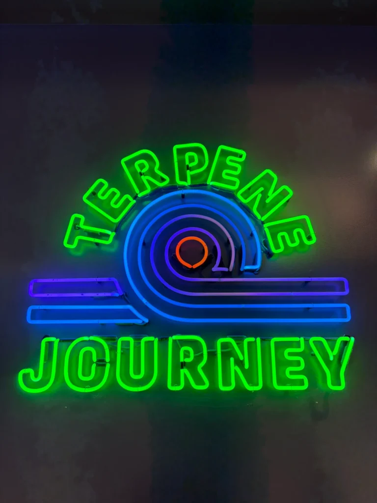 A retail display captured in the store at Terpene Journey.
