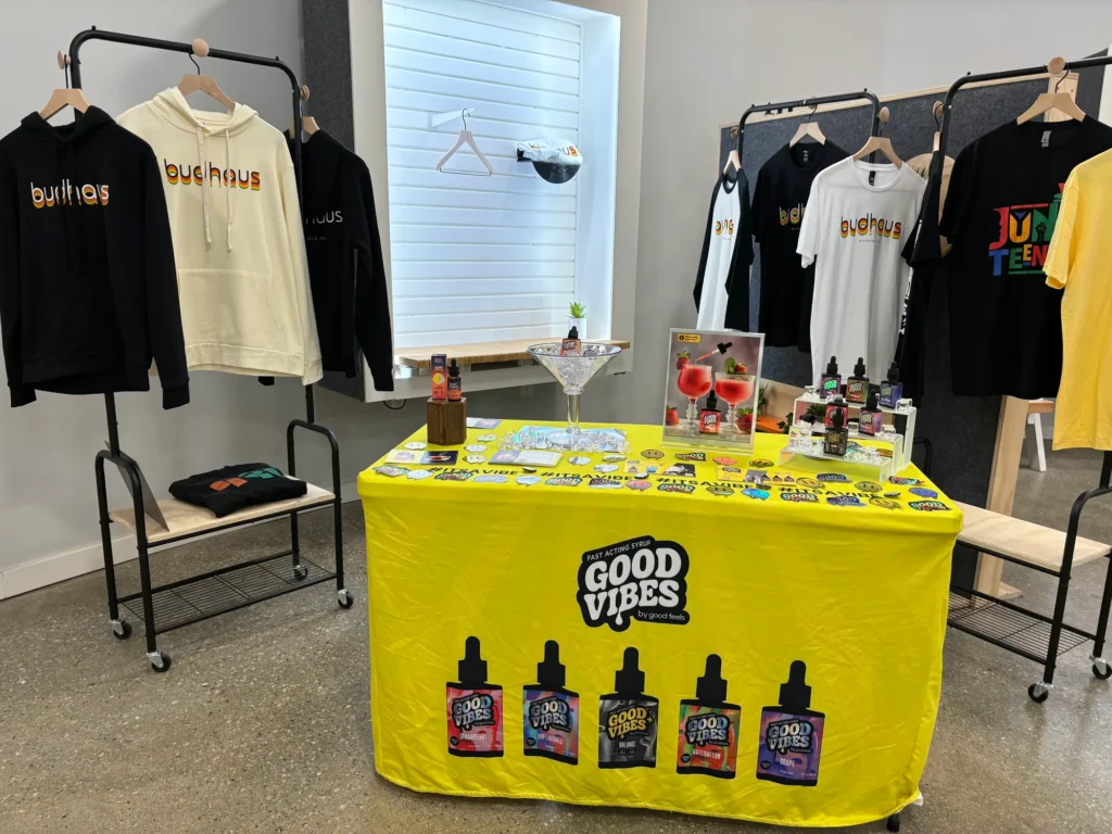 Welcoming in-store display featuring fast-acting syrup and Watermelon at Budhaus – Pittsfield.