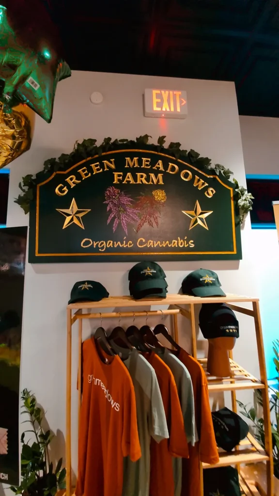 A retail sign anchoring the display at Green Meadows - Fitchburg.