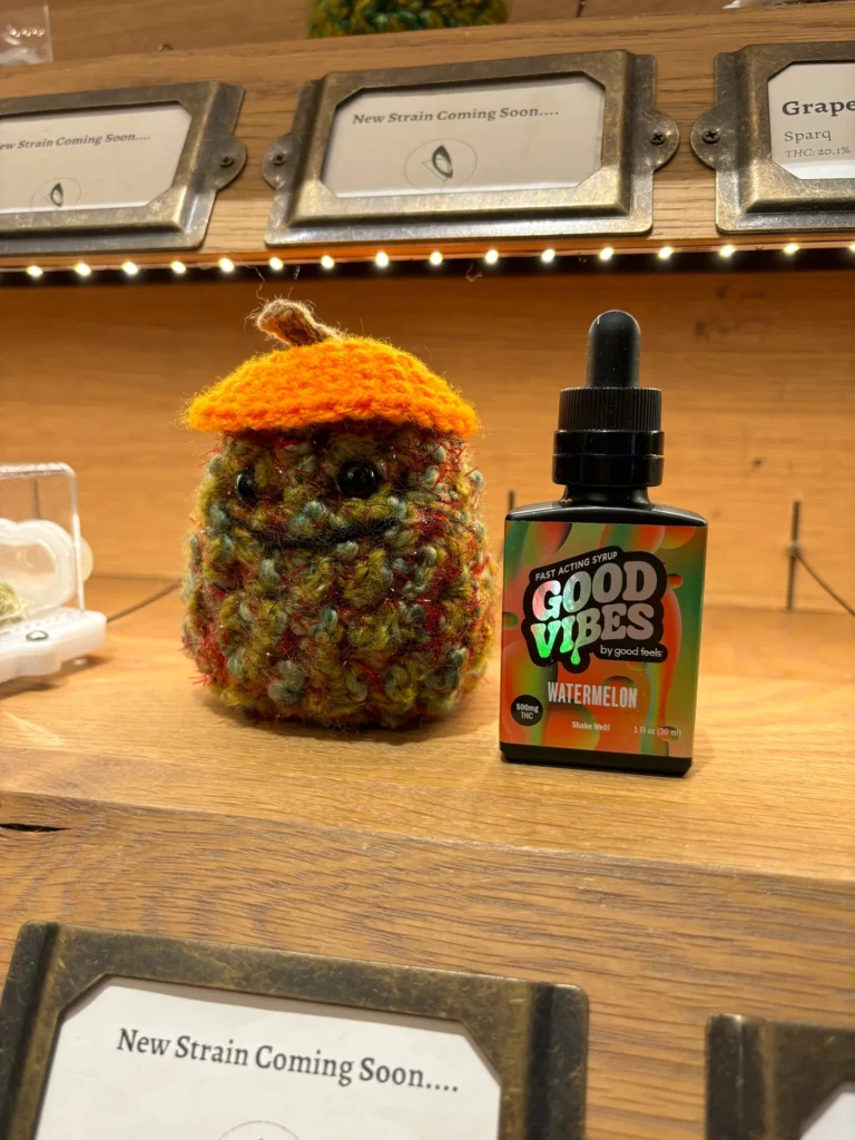 Warm retail display featuring fast-acting syrup and Watermelon at Stem – Haverhill.