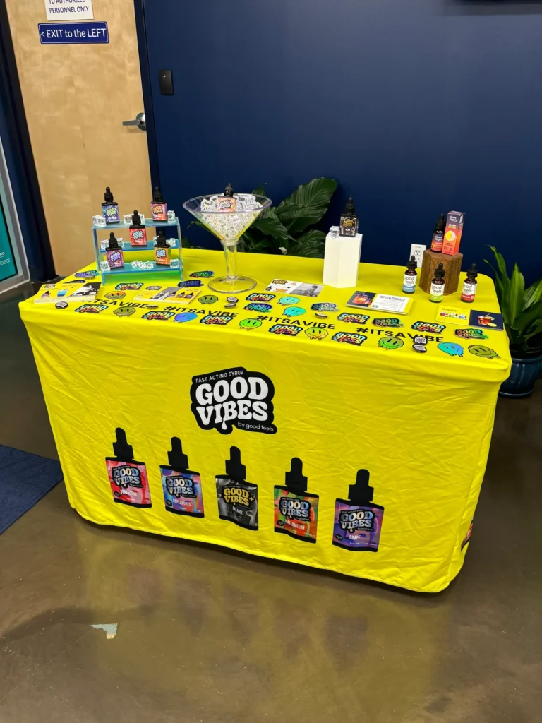 Polished retail display featuring fast-acting syrup at Trinity Naturals – Chelsea.