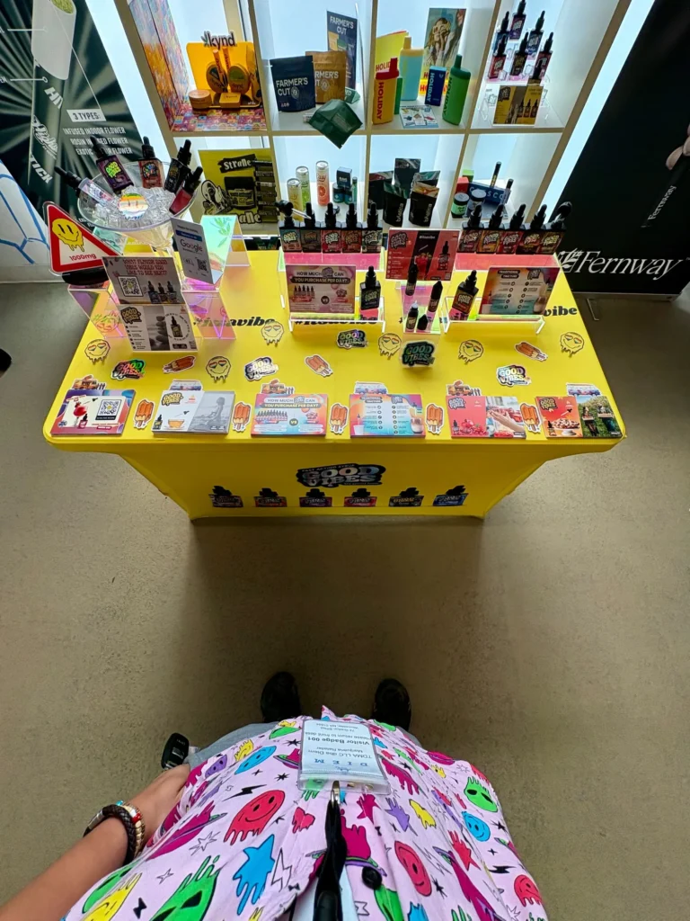 In-store display area at DIEM – Worcester.