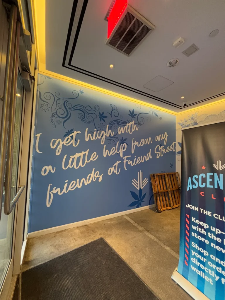 A retail sign anchoring the display at Ascend - Boston.