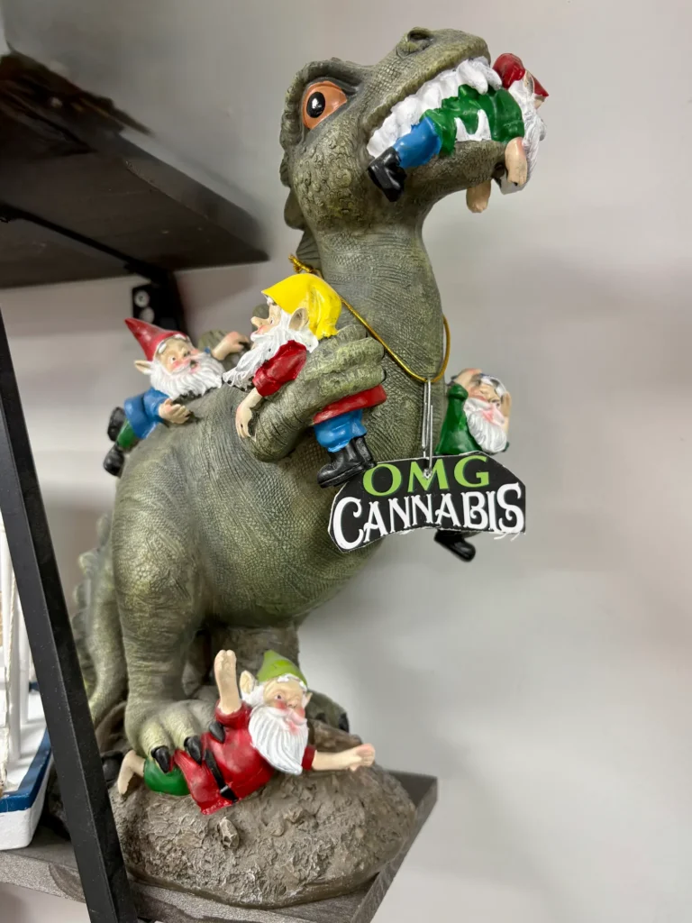 A retail display captured in the store at OMG Cannabis - Fitchburg.