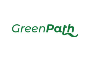 GreenPath logo in green letters with a curved wave under the 'Path' part of the wordmark.