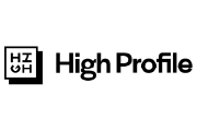 High Profile logo: square emblem with stylized letters beside the text 'High Profile'
