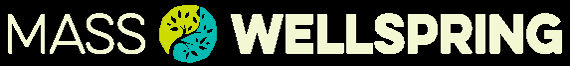 MASS WELLSPRING logo with a circular teal and yellow tree emblem between the words 'MASS' and 'WELLSPRING'.