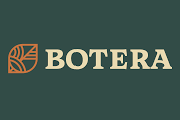 Botera brand logo with a stylized leaf icon to the left of the word BOTERA on a dark teal background.