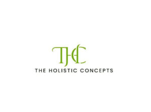 Logo for The Holistic Concepts: green stylized 'THC' initials above the black text 'THE HOLISTIC CONCEPTS'.