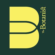 Logo for The Botanist: a stylized yellow B on a dark green background with the text 'the Botanist' placed vertically along the right.